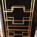 Golden brass floor Pierre Vandel, Paris circa 70