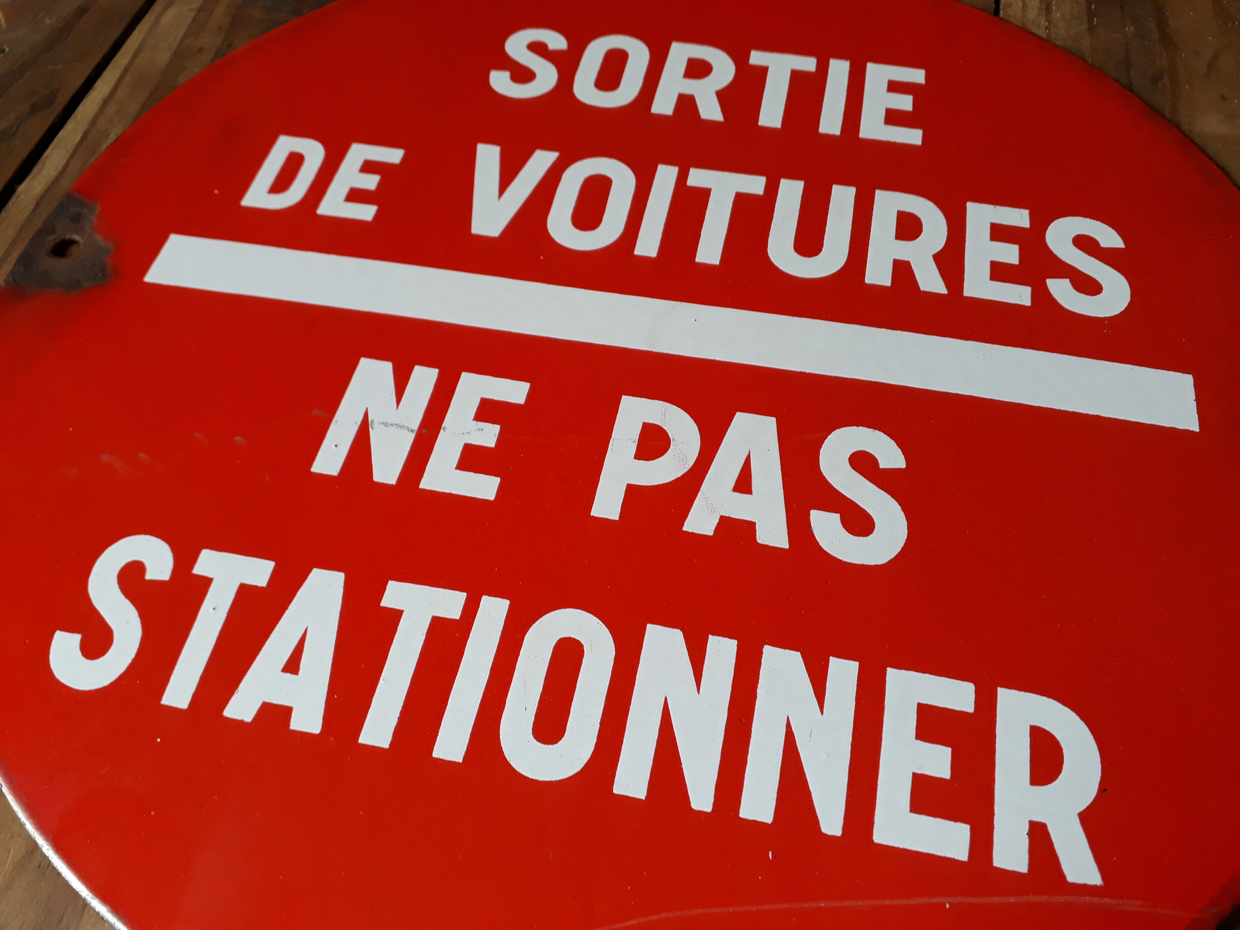 Old plate diameter 30 cm deco loft garage