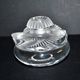 Lalique Baptiste bottle in frosted crystal signed "Lalique R France" 1979