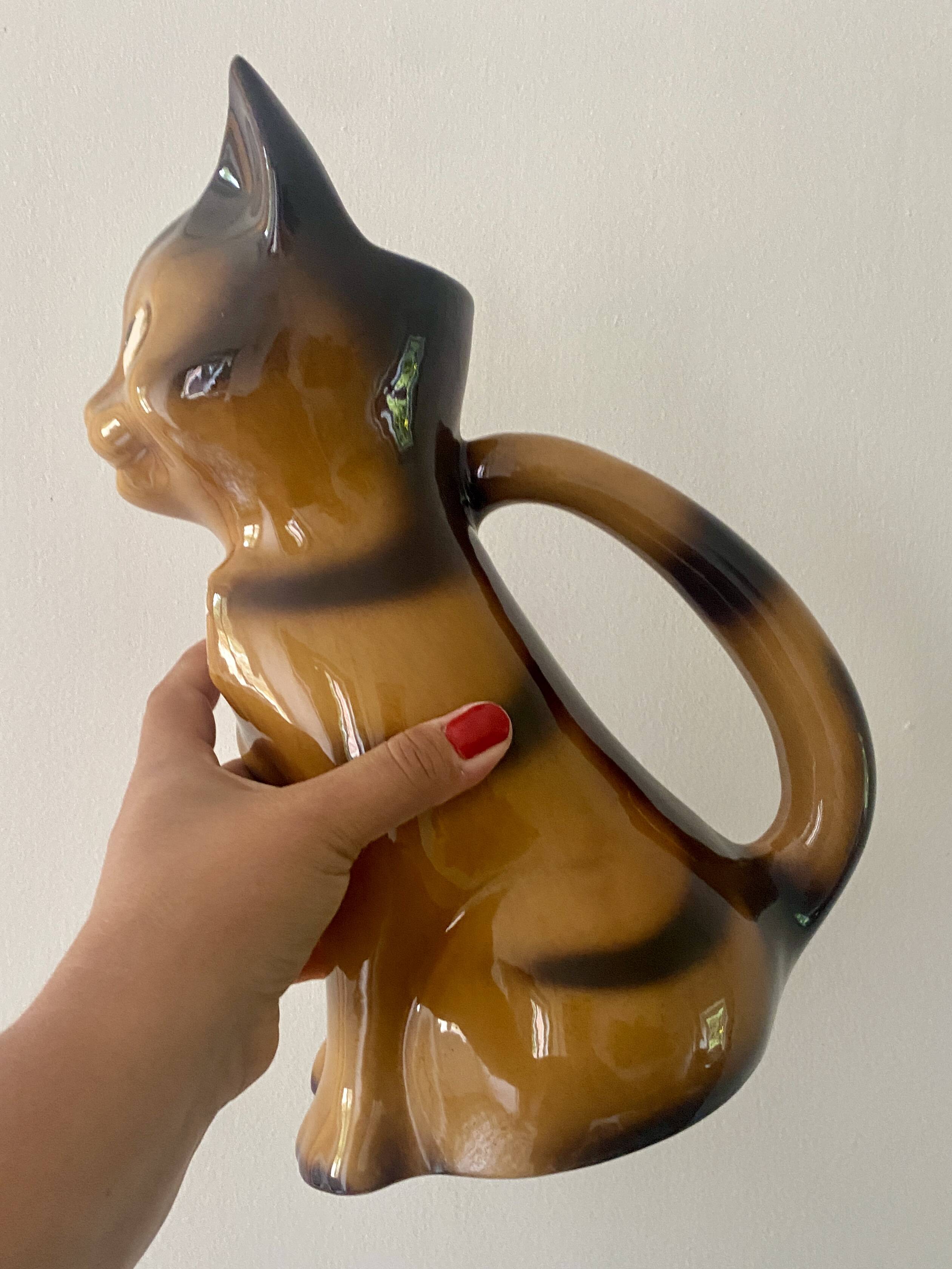 Vintage cat-shaped pitcher