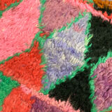 Moroccan Berber rug Boujaad with multicolored patterns 240x162cm