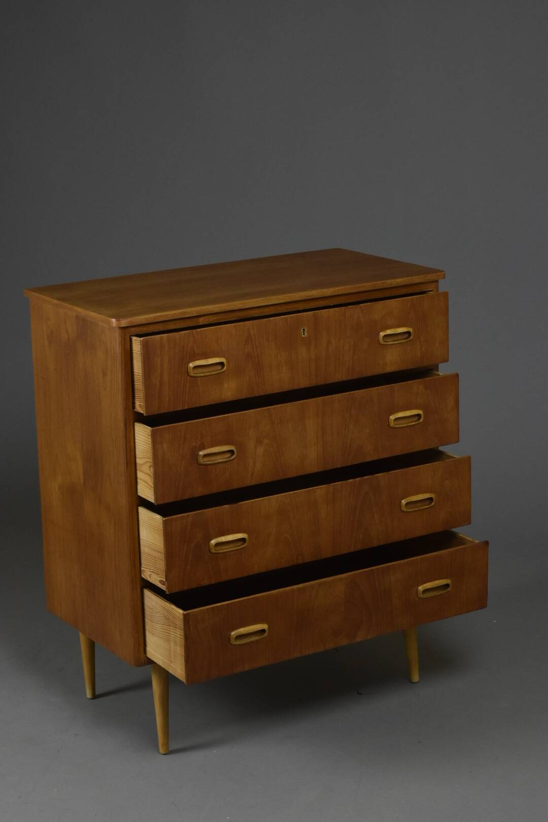 Scandinavian Teak Chest of Drawers, 1960s