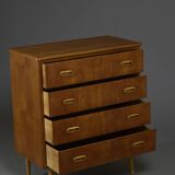 Scandinavian Teak Chest of Drawers, 1960s