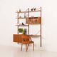 Poul Cadovius teak wall unit for Cado, 1960s