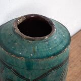 Ancient Chinese vase with octagonal frame (circa 1820) #19