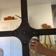 Handcrafted iron mirror