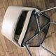 Vintage Armchair • Chrome • Beige Leatherette • 1970