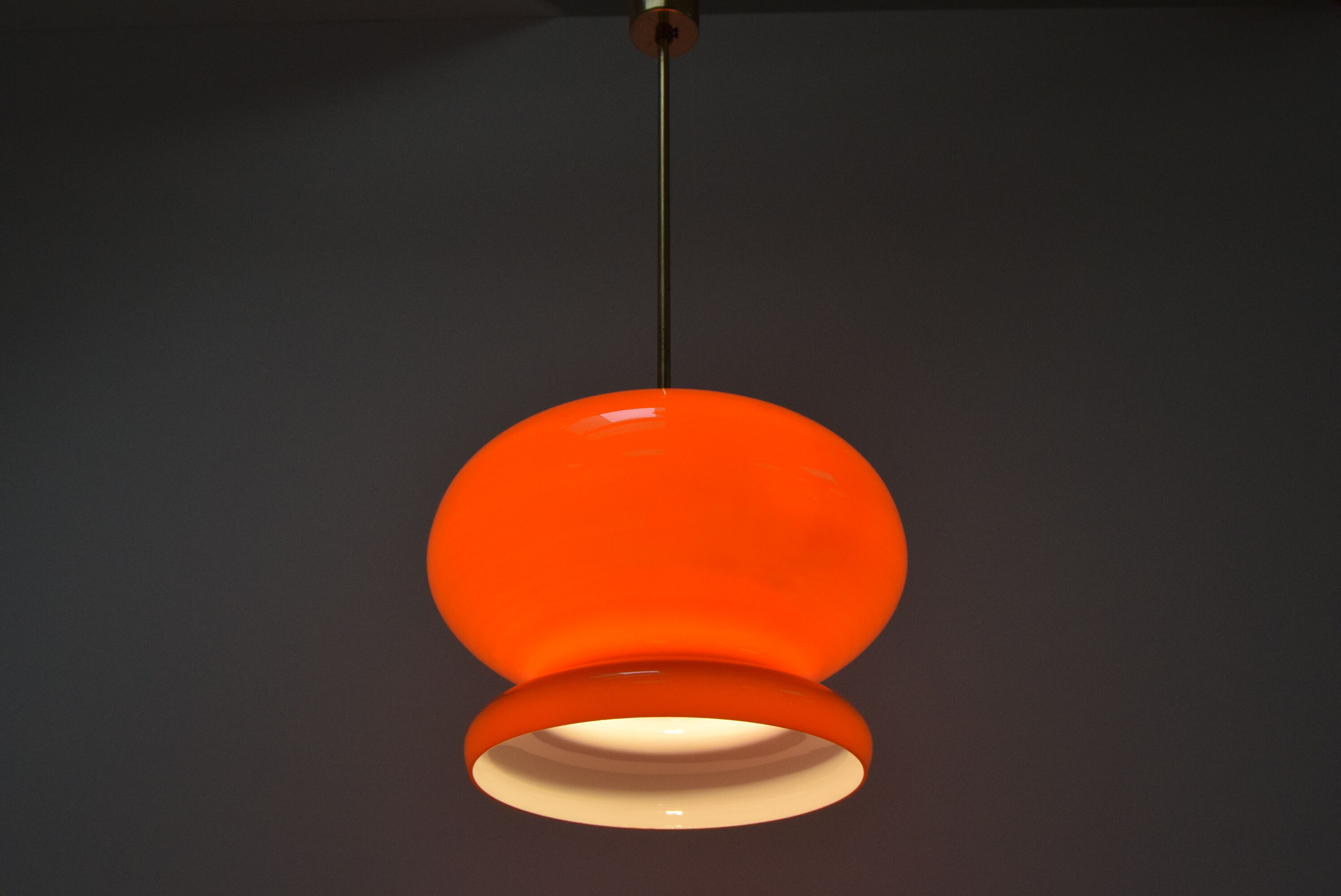 Mid-century glass pendant, 1960