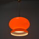 Mid-century glass pendant, 1960