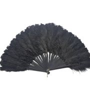 Art Deco Polish Austria feather fan, 1920s