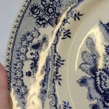 2 Antique Gilman Sacavem Statue Dinner Plates / Serving Dishes