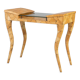 80s R & Y Augousti coconut shell inlay side table