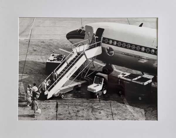 Photographie Caravelle Air France “Château de Josselin” encadrée 53x43 cm