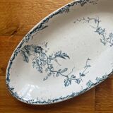 Ironstone dish, Passiflore KG Lunéville, circa 1900