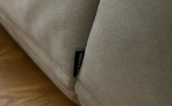 Togo 2 places alcantara gris perle