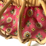 Rattan and Provencal fabric worker