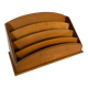 Wooden mail rack