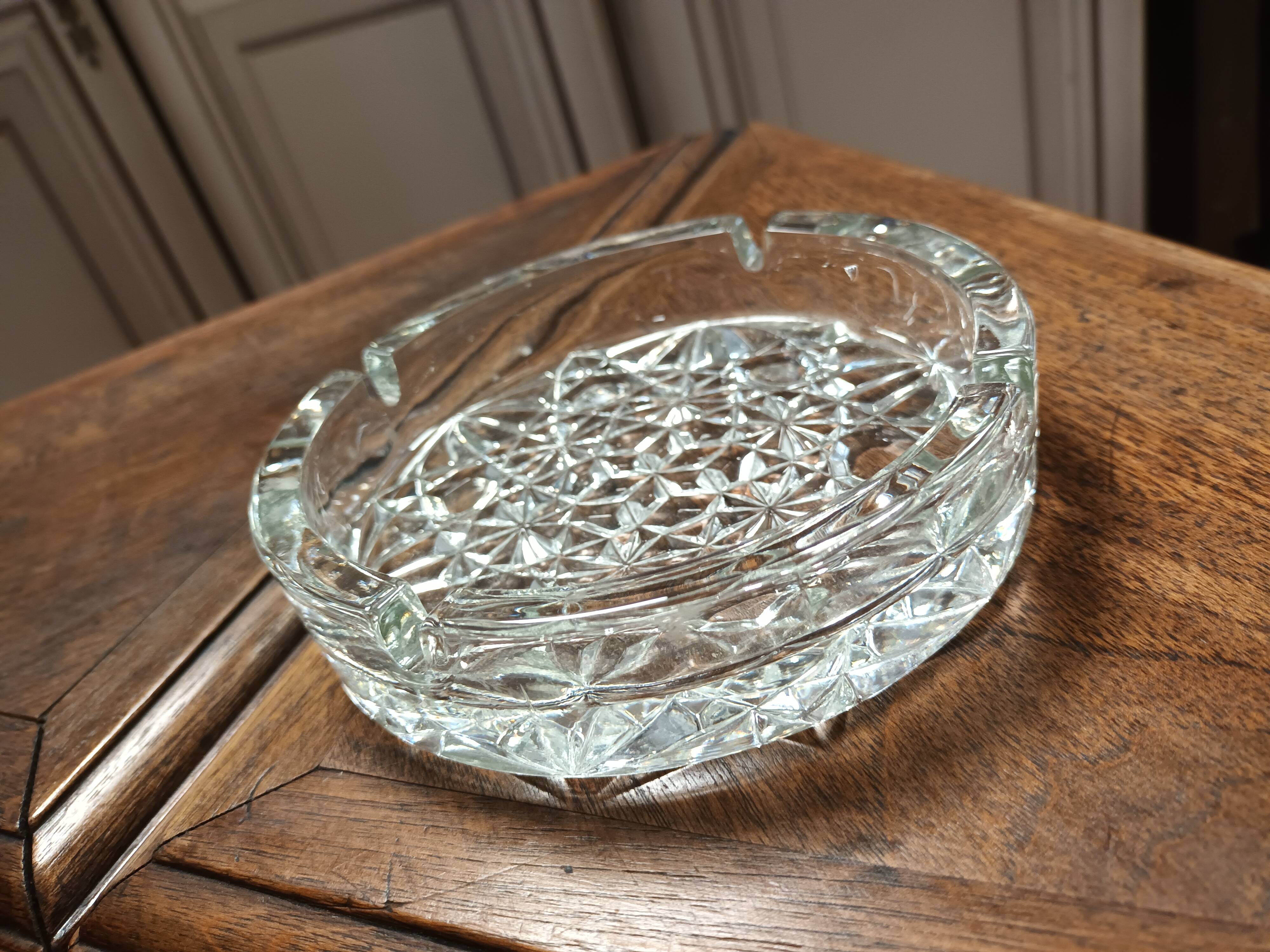 Crystal ashtray