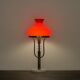 Table lamp in brass, glass and marble attributed to Stilux, Italy, 1950s.