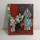 Oil on canvas the beautiful famille by jehanne jouvenaud
