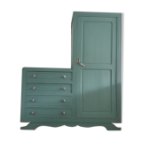 Asymmetrical cabinet