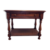 Table console en noyer