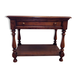Table console en noyer