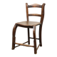 Antique Patinated Children's Chair, 1890s