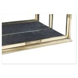 Brass display wall display case