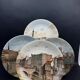 4 decorative porcelain plates from Paris “Paris through the ages”
