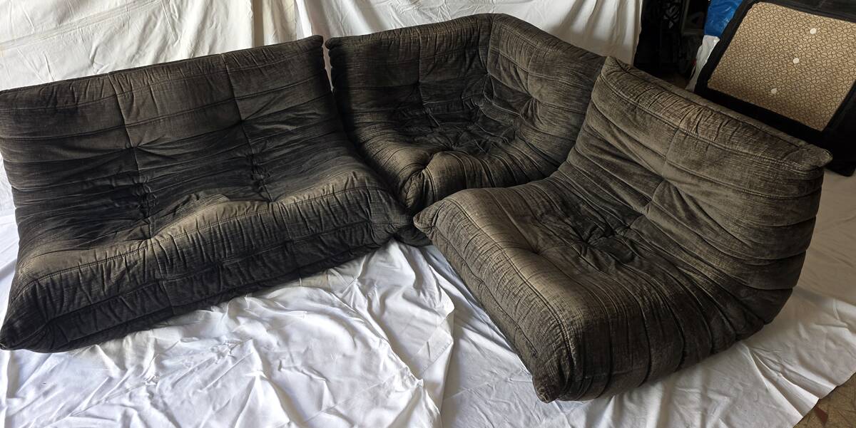 Sofa and armchairs set by Michel Ducaroy for Ligne Roset (1970s)