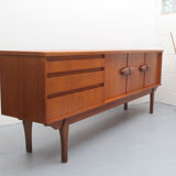 1960s british teak sideboard with bar cabinet