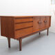 1960s british teak sideboard with bar cabinet