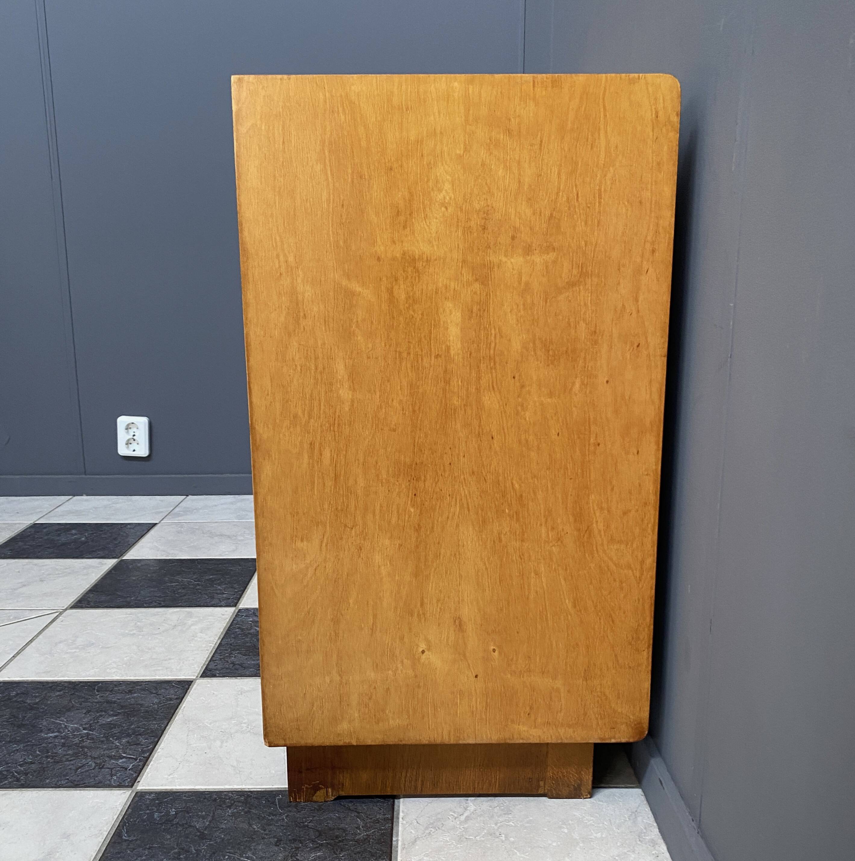 Blond wood WK Cabinet by Arno Lambrecht 1952