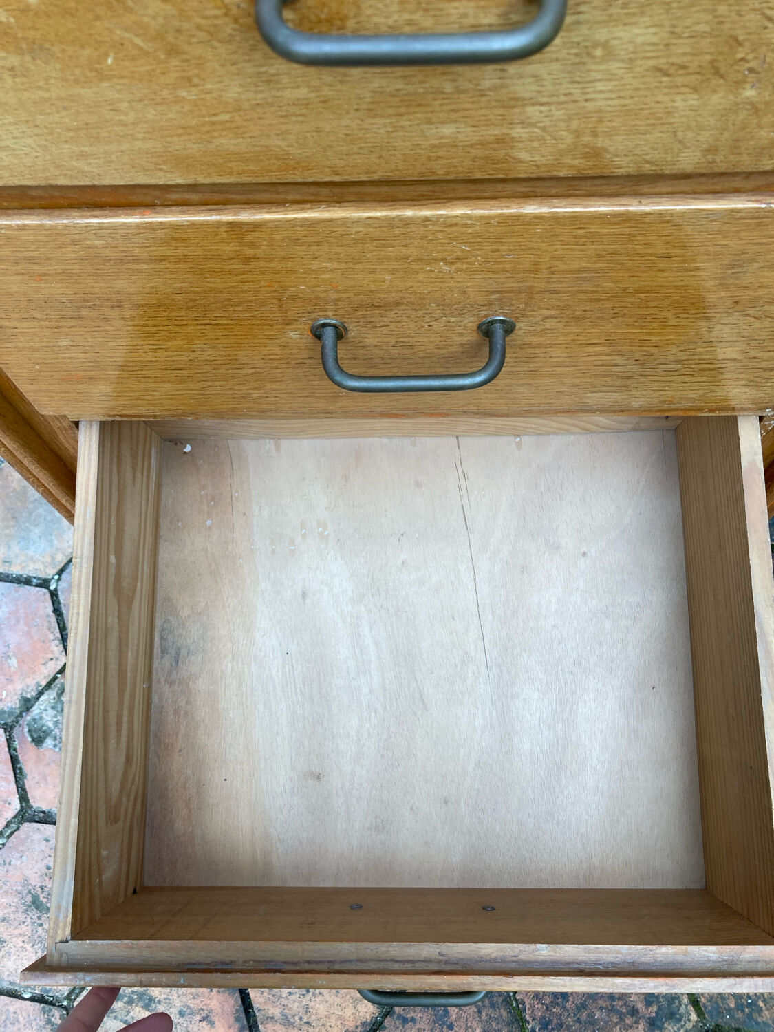 Commode pieds compas vintage