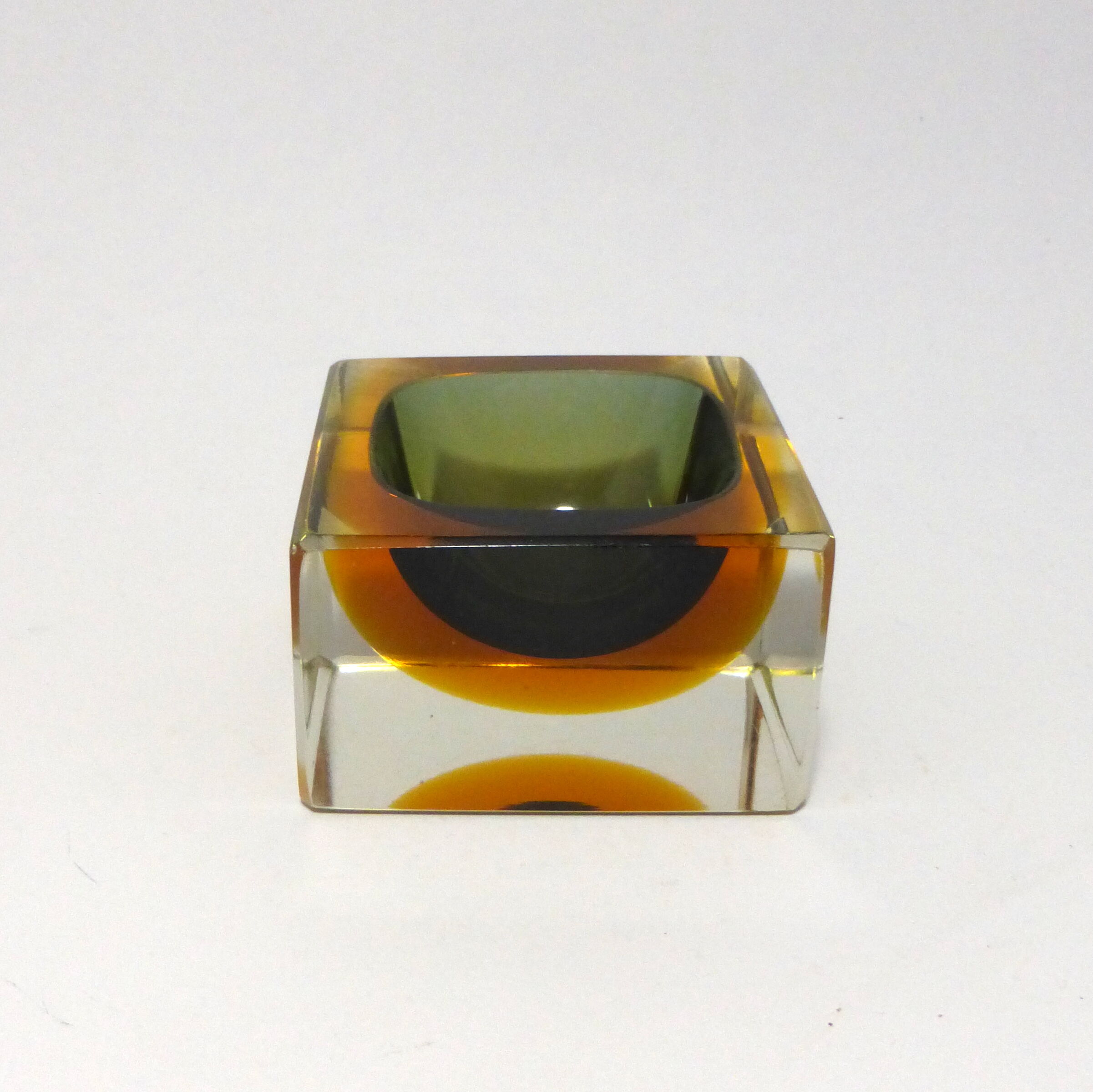 Ashtray Murano Sommerso 1970