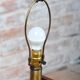 Art Deco Floor Lamp in Oak and Cork, Czech, 1920s