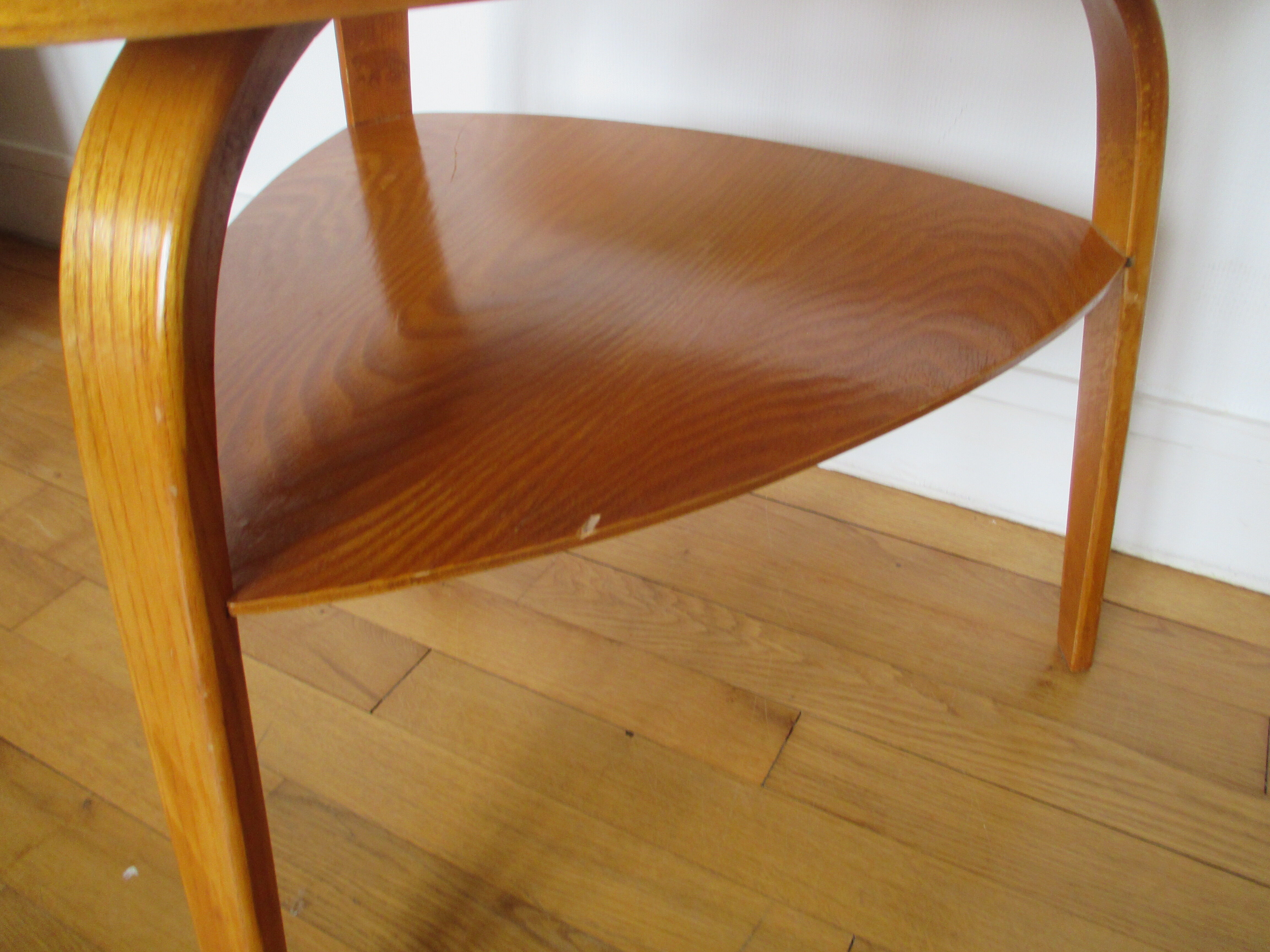Bow Wood Steiner 1950 vintage table