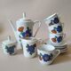 Vintage porcelain coffee set dinette 70s