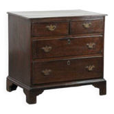 Commode en chêne antique anglais subtil du XVIIIe siècle