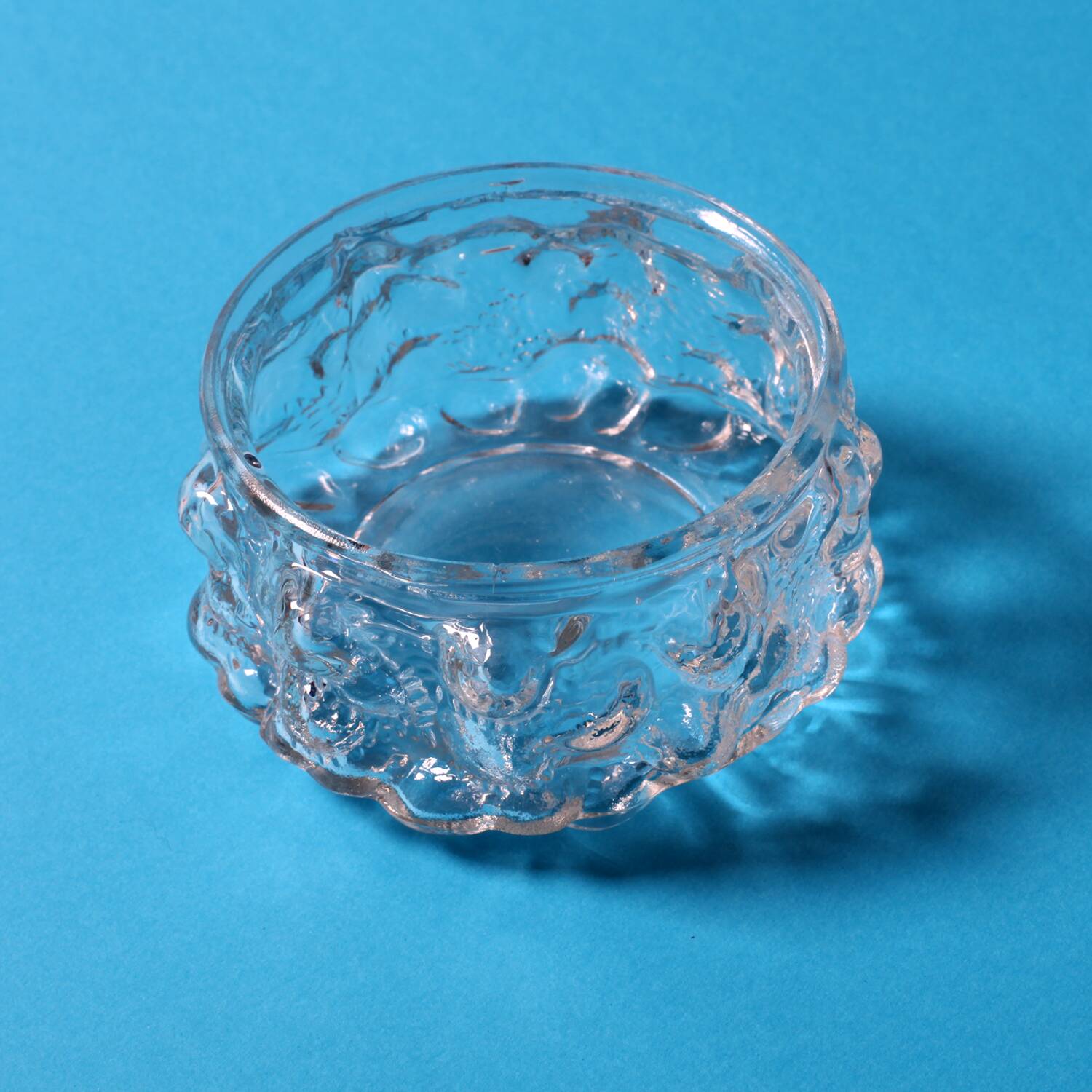 Mid-Century Pressed Glass Bowl: Vladislav Urban Design, Czech Republic