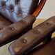 Norwegian Easy Chairs in Leather by Jon Hjortdal, Velledalen. Set of 2.