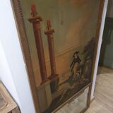 Masonic trumeau "Here are my pleasures" early 19th century - 147×74cm