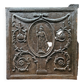 Fireplace plaque, Minerva patron saint of craftsmen 55 x 55 cm