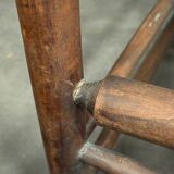 Pair of 20th century straw armchairs