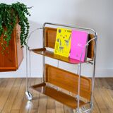 Rolling trolley in formica and chrome Design, 1970
