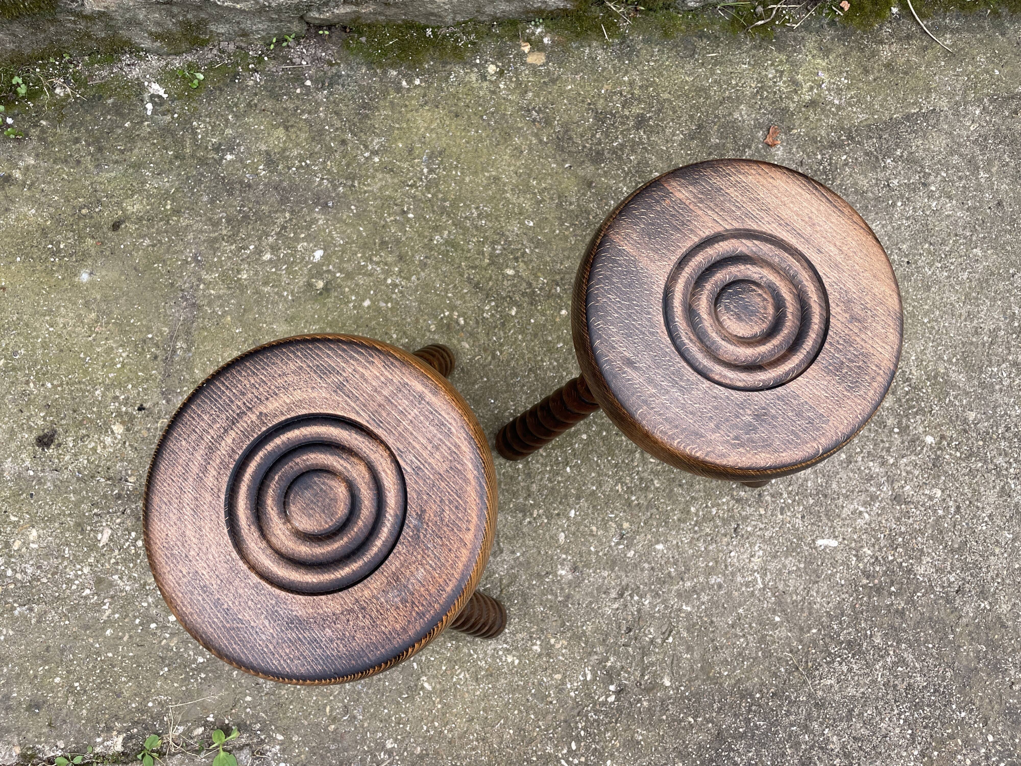 Pair of milking stools 1920