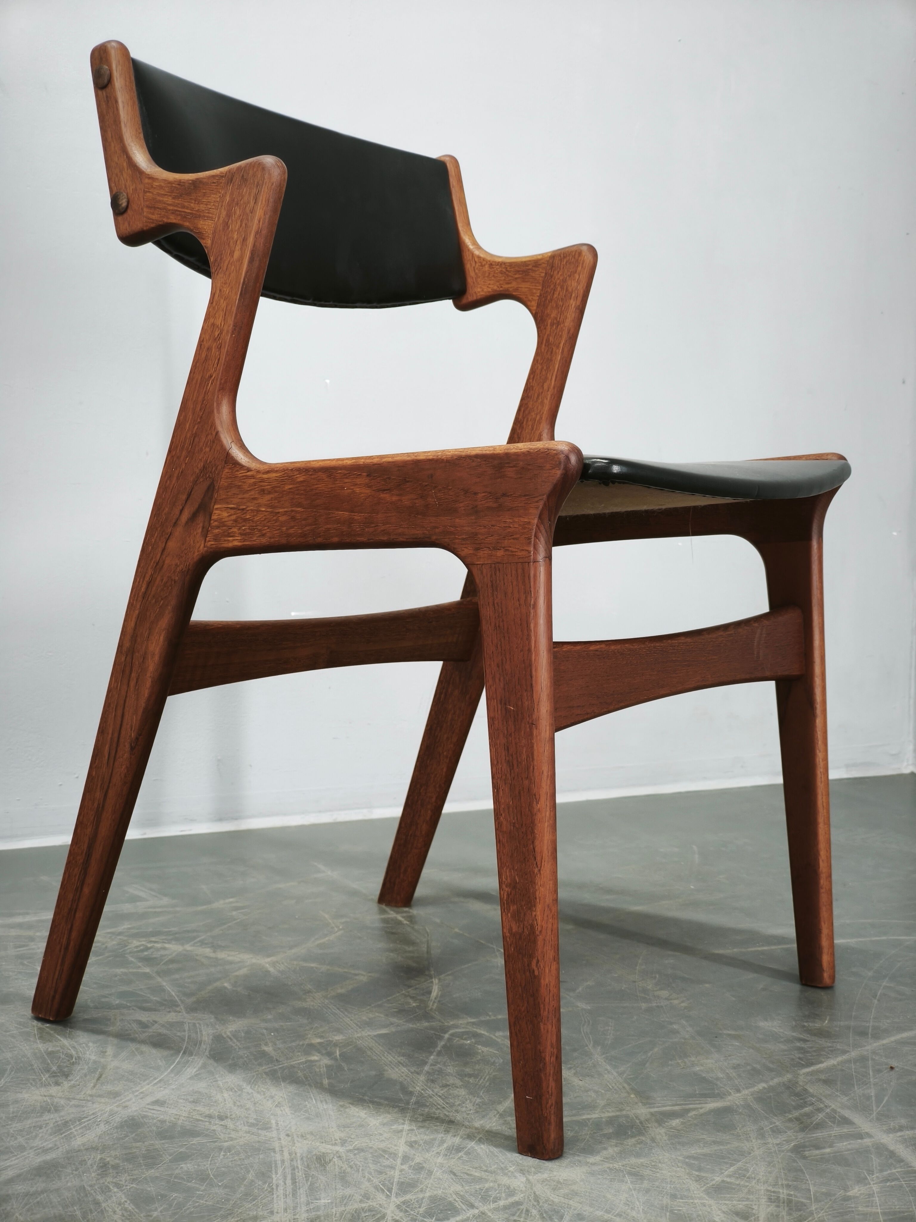 Sven Aage Madsen Teak Vanity Desk with Mirror, Denmark, 1960s