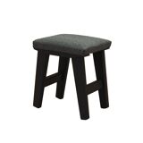 Grey stool, Danish design, 1980s, production: Denmark