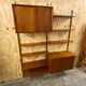 Vintage scandinavian teak wall unit by Poul Cadovius for Royal System 1960s